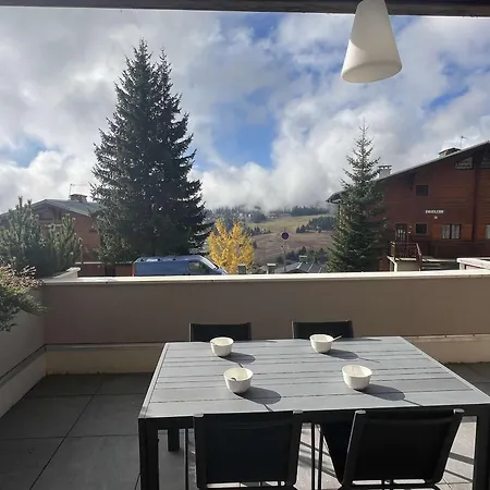 2p Cosy Avec Aux Saisies, Pres Des Pistes - Fr-1-810-5 *